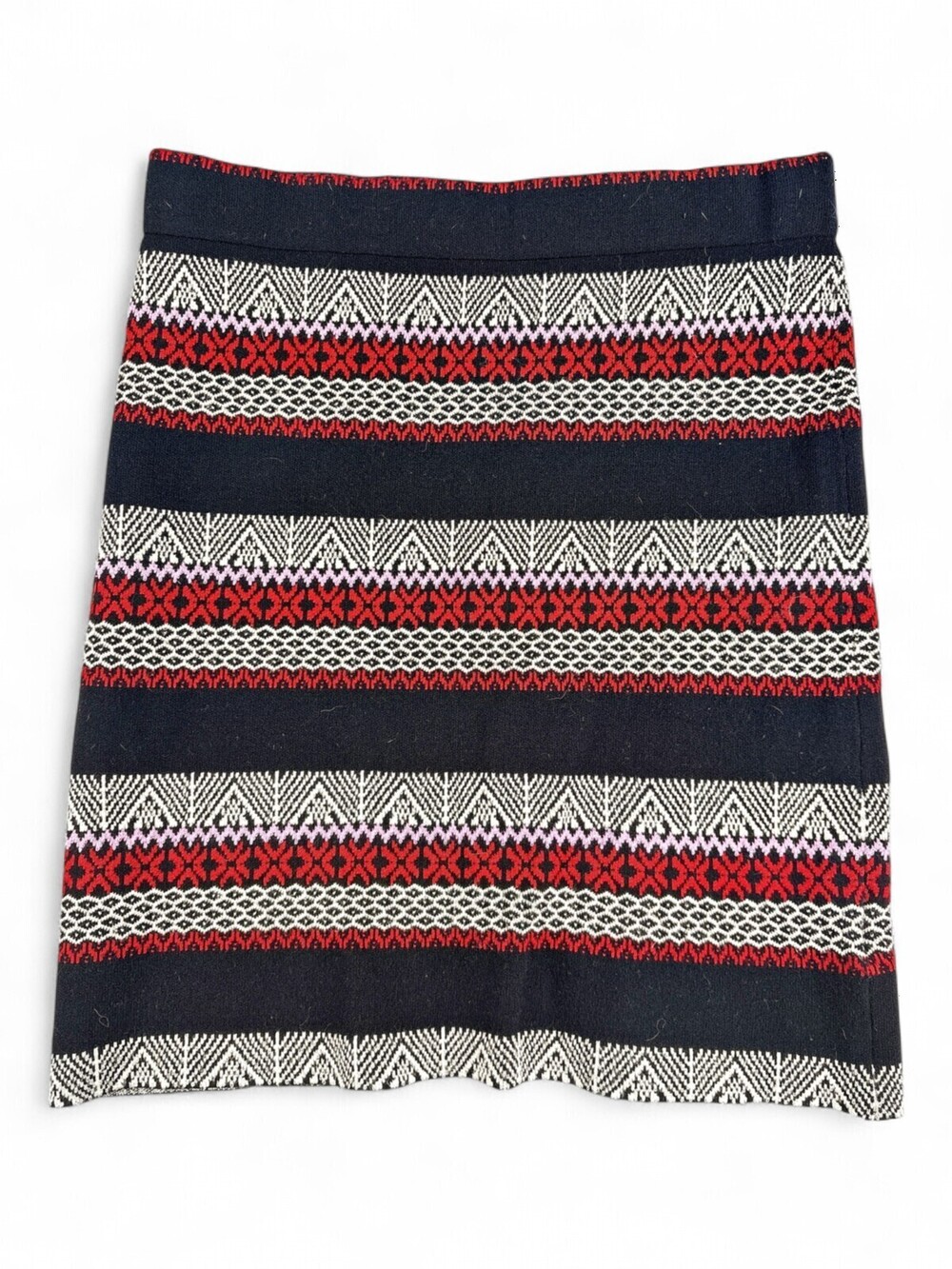 Free People Striped Knit Mini Skirt Size S